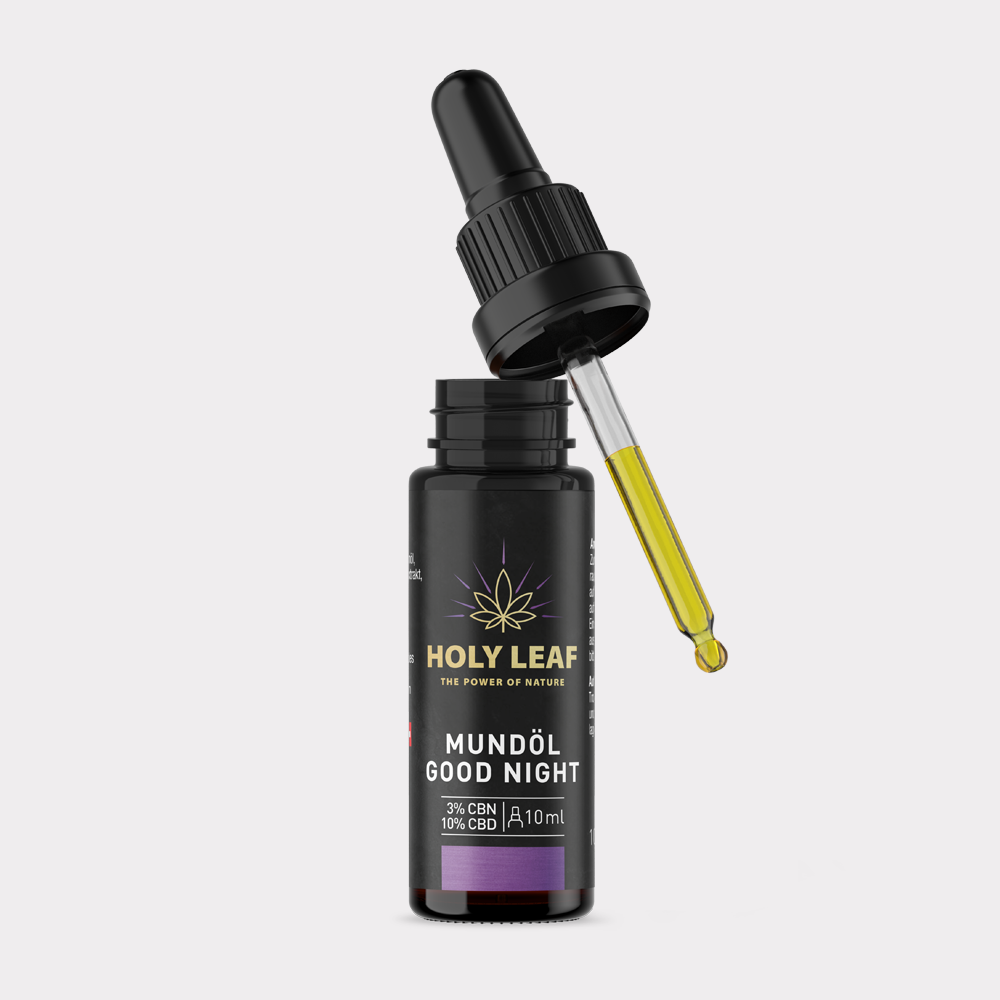 Holy Leaf Mundöl Good Night 10% CBD, 10ml